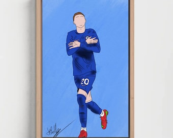 Cole Palmer Chelsea Poster: 'Cold Palmer' Celebration