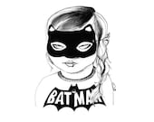 Cat Girl - Kunstdruck - A4-Format