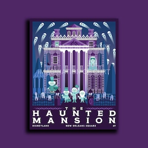 Le manoir hanté - Impression artistique