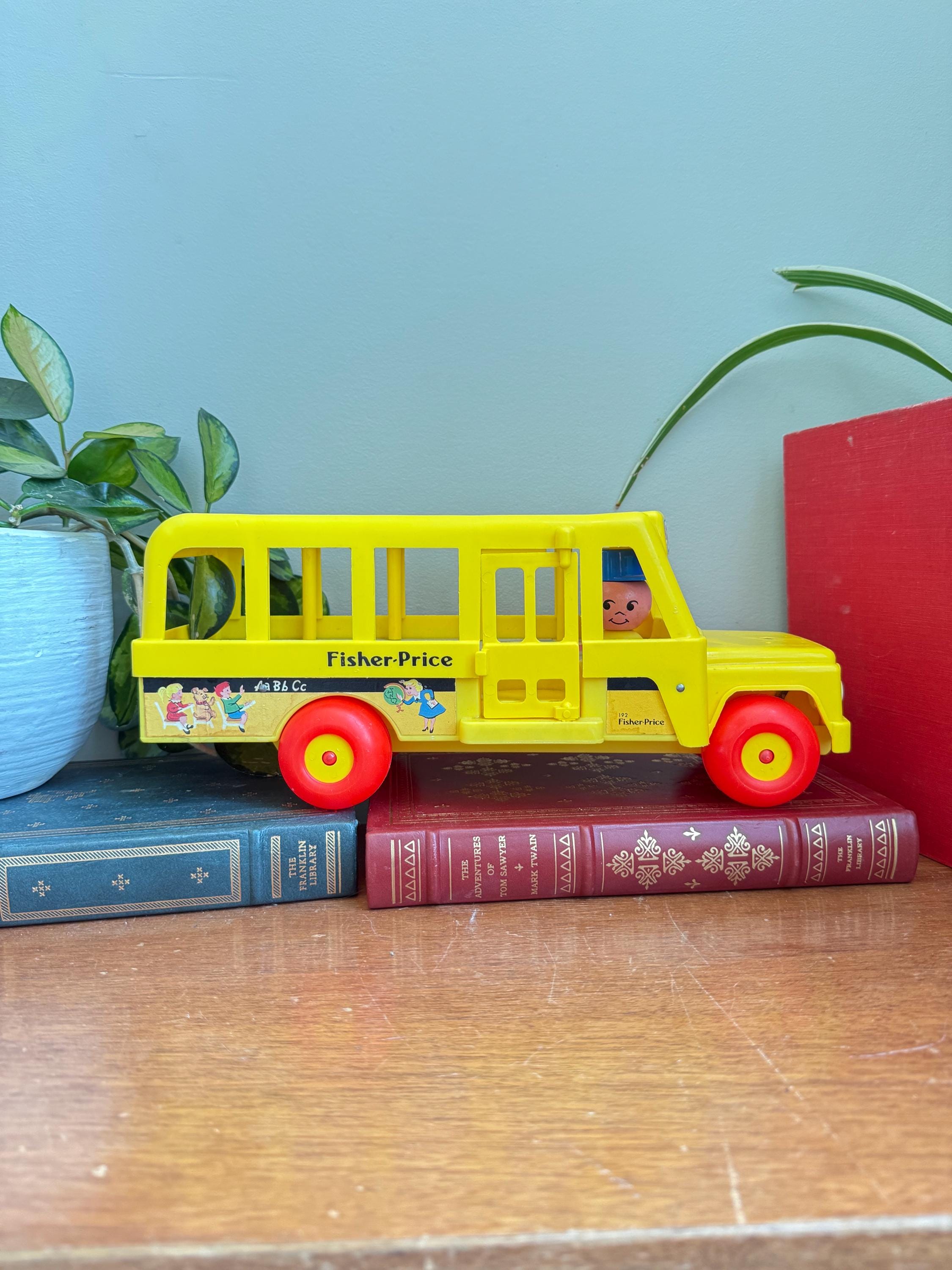 Vintage Fisher Price School Bus - Etsy