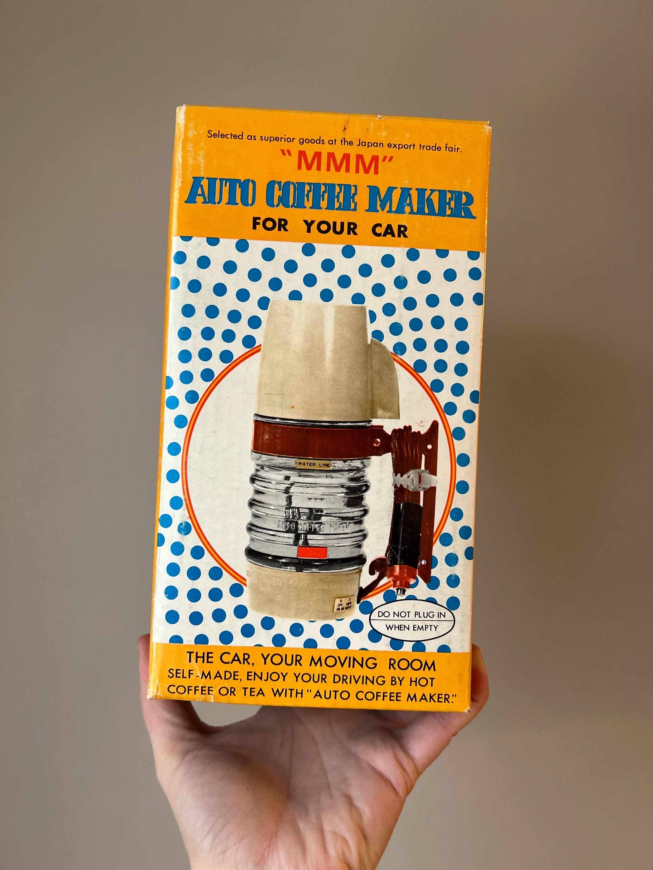 ビンテージ auto coffee maker Vintage Auto Coffee Maker, Japanese Travel Percolator, 1960s Car
