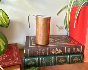 Antique Copper 1-Cup Measuring Cup: Victorian Farmhouse Decor - US01