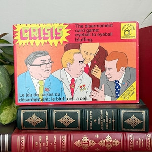 Vintage “Crisis: A Disarmament Card Game” — Complete Set, Retro Cold War Strategy Card Game