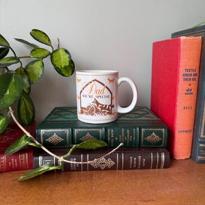 Vintage 1990s &quot;Dad You Are Special&quot; Ceramic Mug with Dog Print, Father&#39;s Day / Dad Birthday Gift