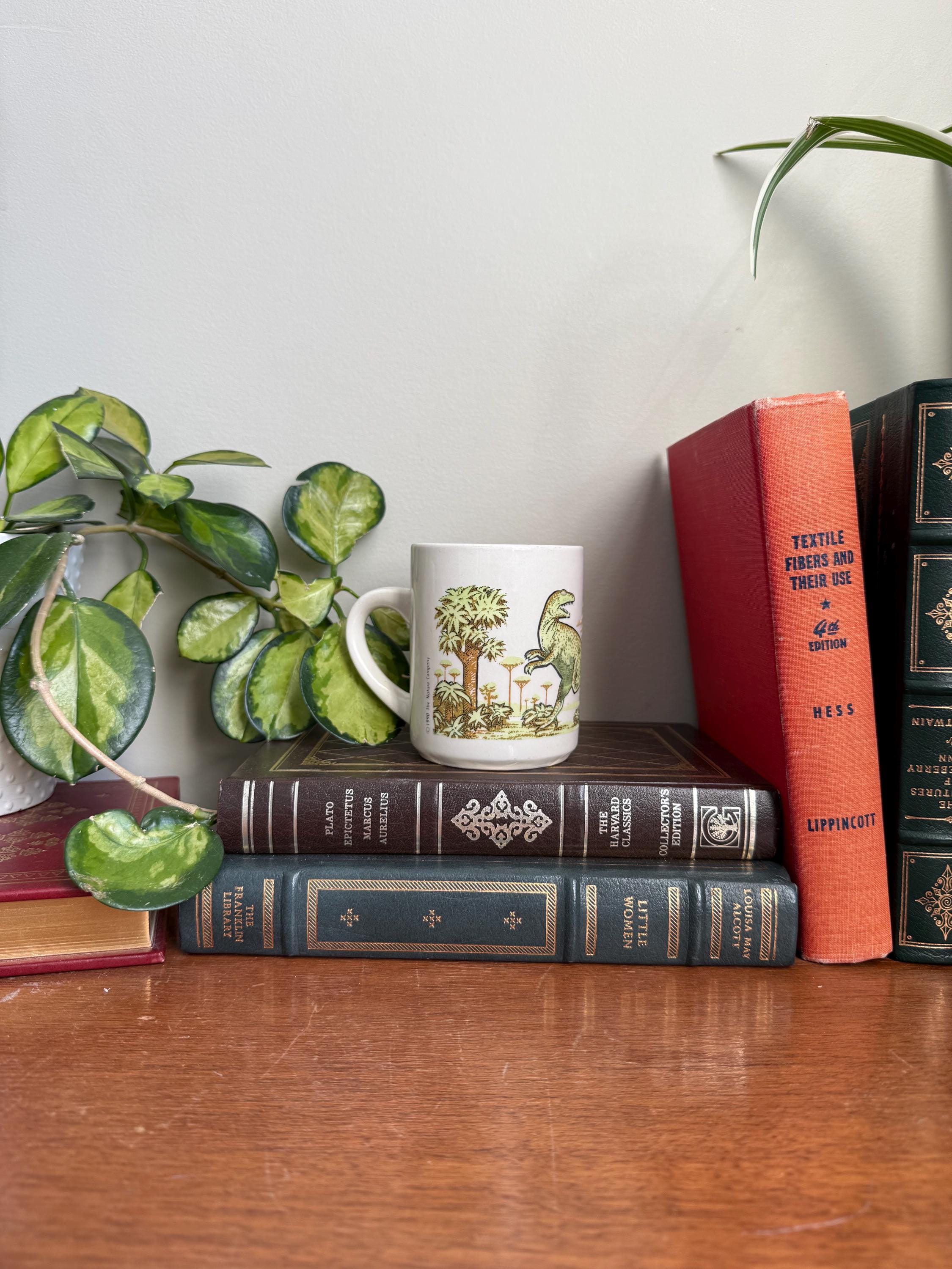 Vintage the Nature Company T-rex Mug – 1990s Tyrannosaurus Rex