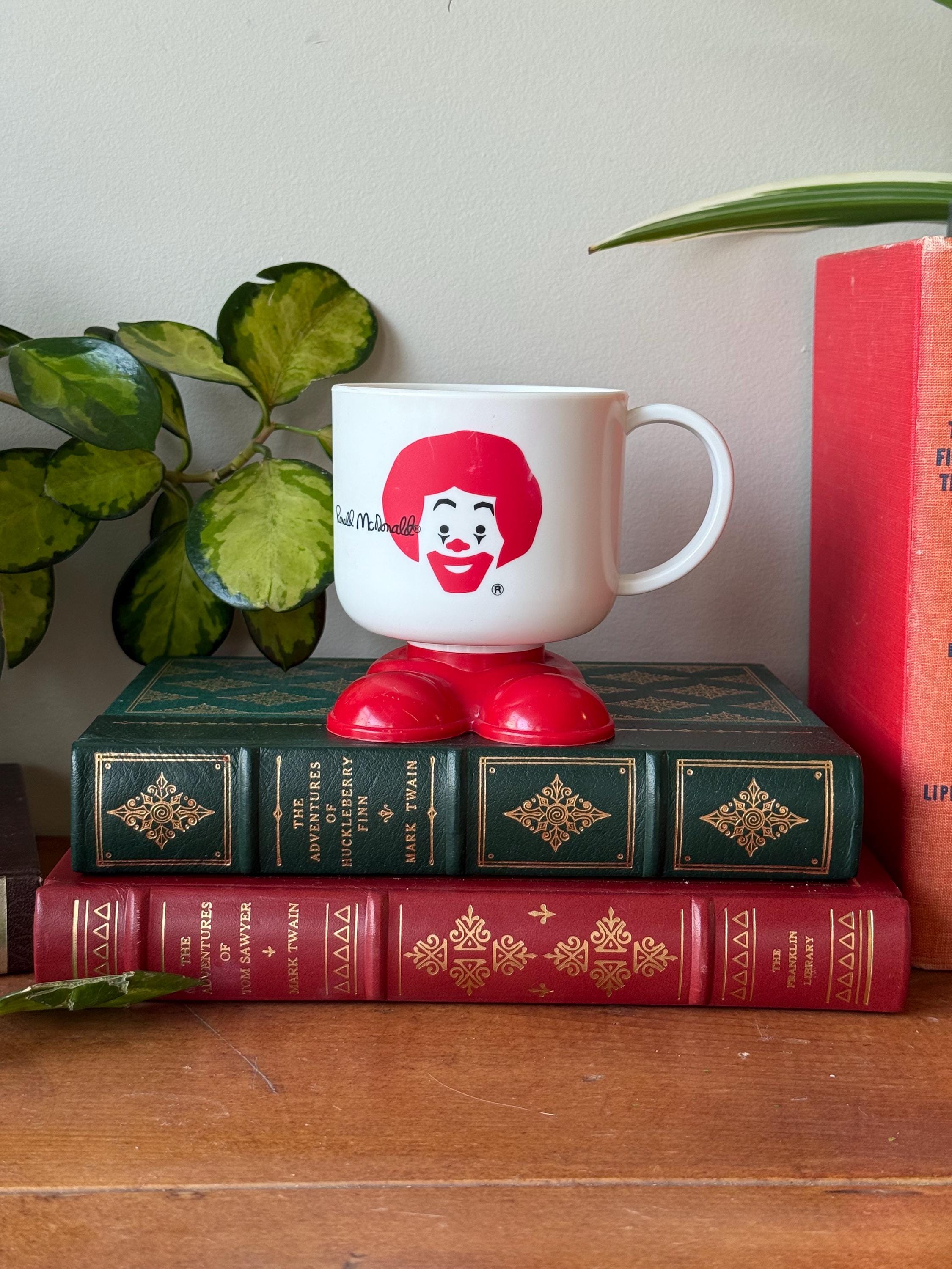 Vintage Plastic Ronald Mcdonald 1985 Birthday Party Drinking Cup