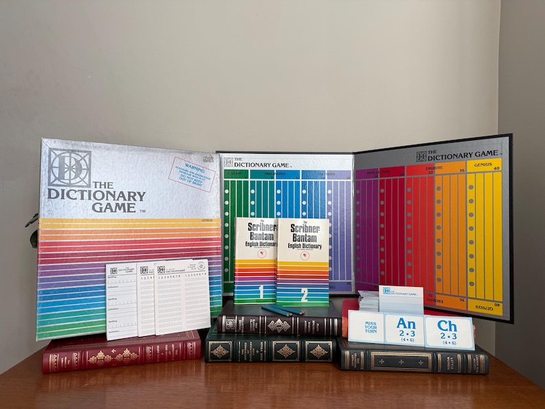 Vintage 1970s / 1980s the Dictionary Game – Classic Word & Bluffing ...