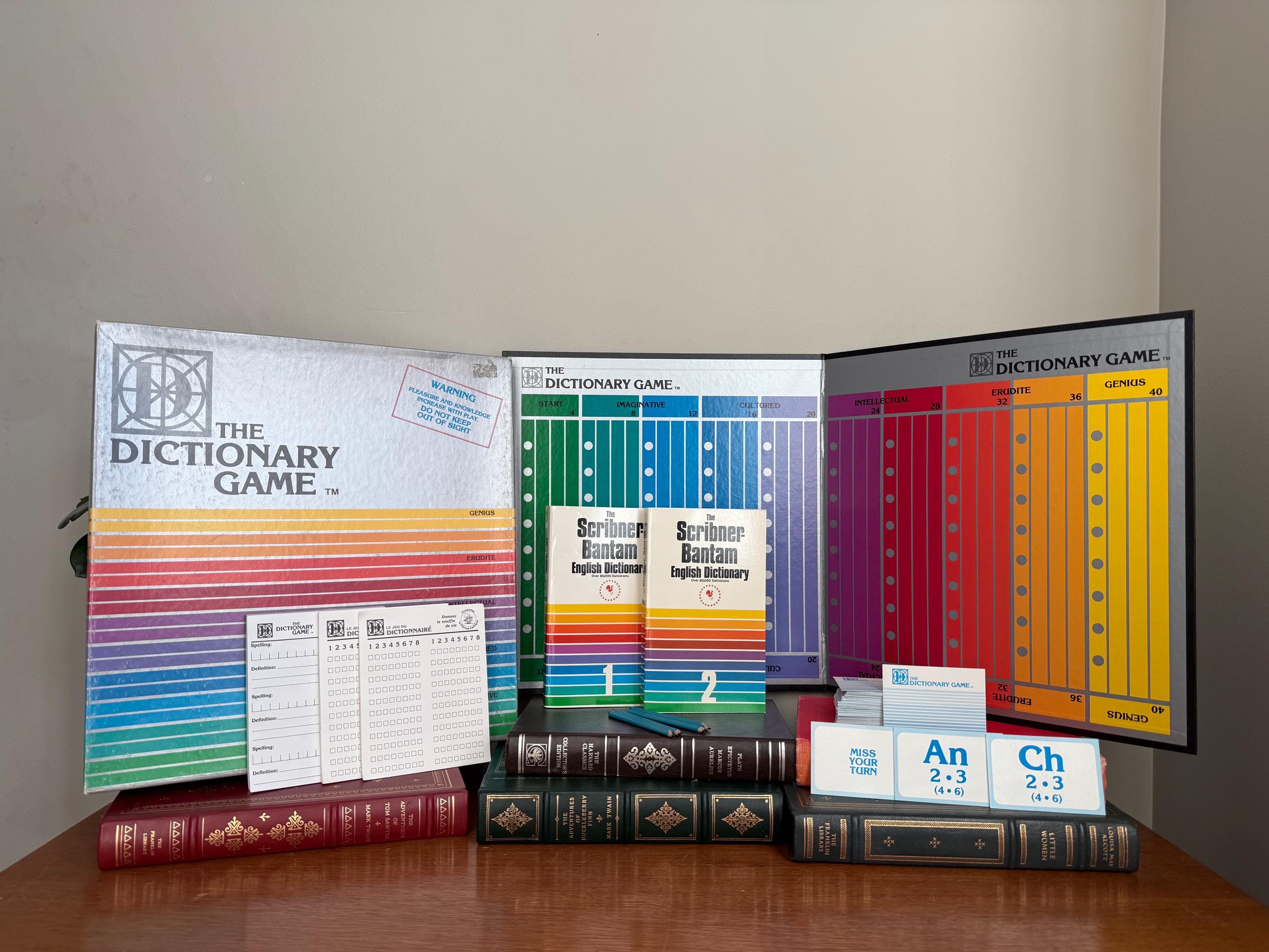 Vintage 1970s / 1980s the Dictionary Game – Classic Word