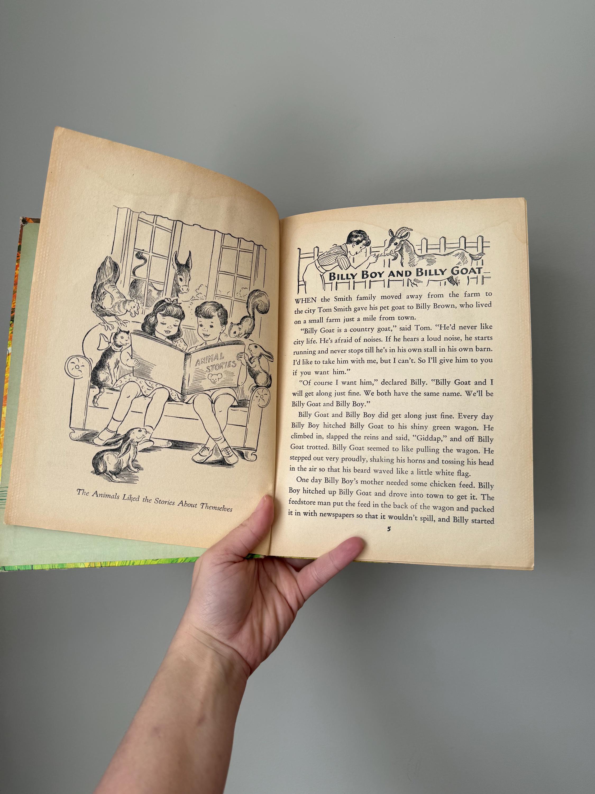 Vintage Stories of Animals – Hardcover Children's Book – Virginia
