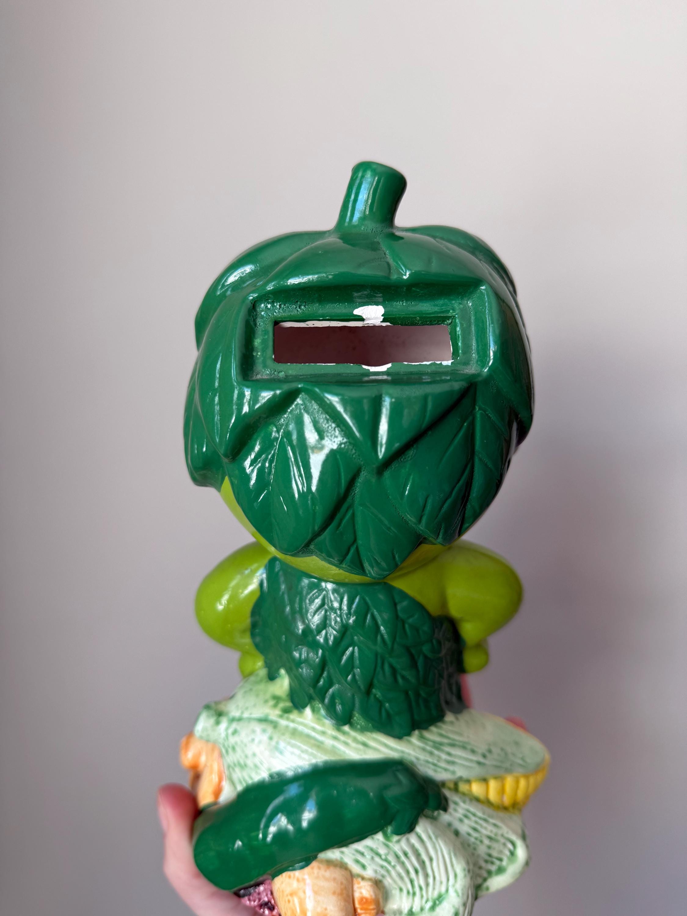 Vintage 1985 Jolly Green Giant Little Green Sprout Musical Coin