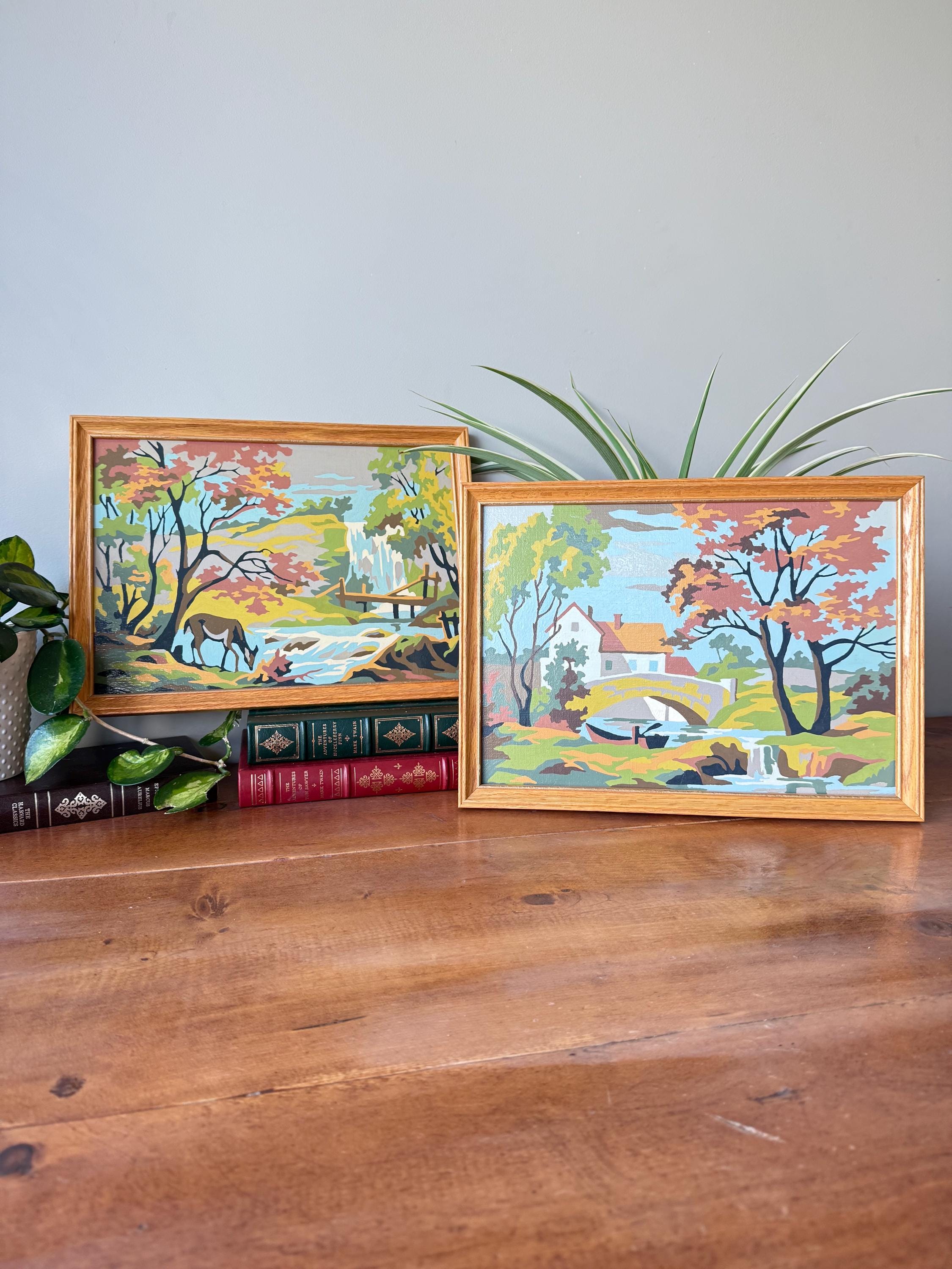 Vintage Paint by Number - Etsy Canada