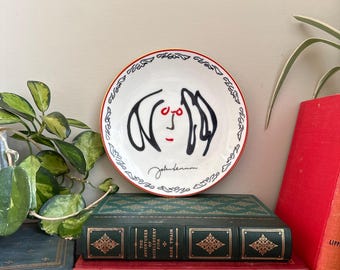 Vintage John Lennon 'zelfportret, ook' verzamelbord | Gartlan USA Limited Edition Beatles-memorabilia