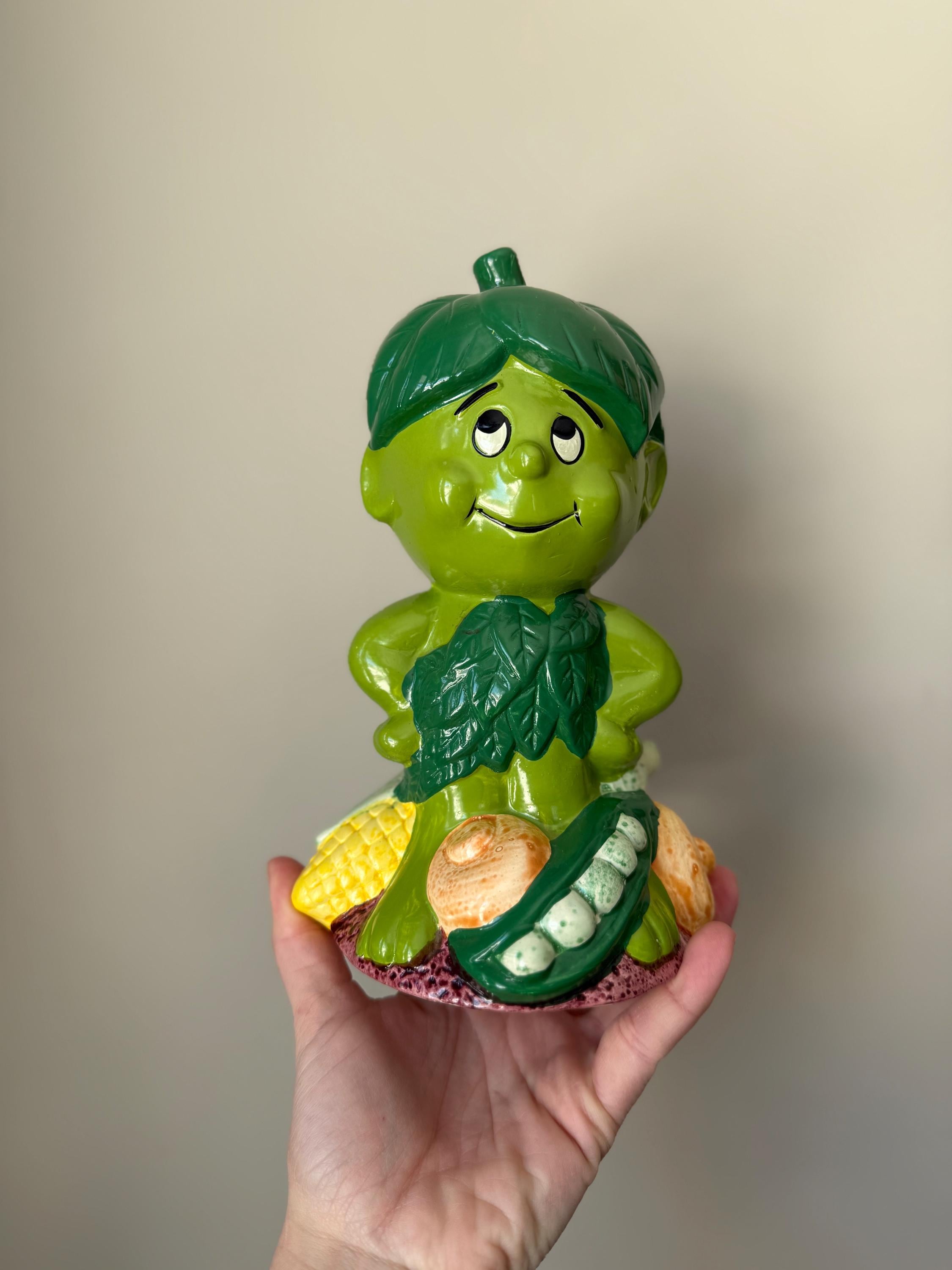 Vintage 1985 Jolly Green Giant Little Green Sprout Musical Coin