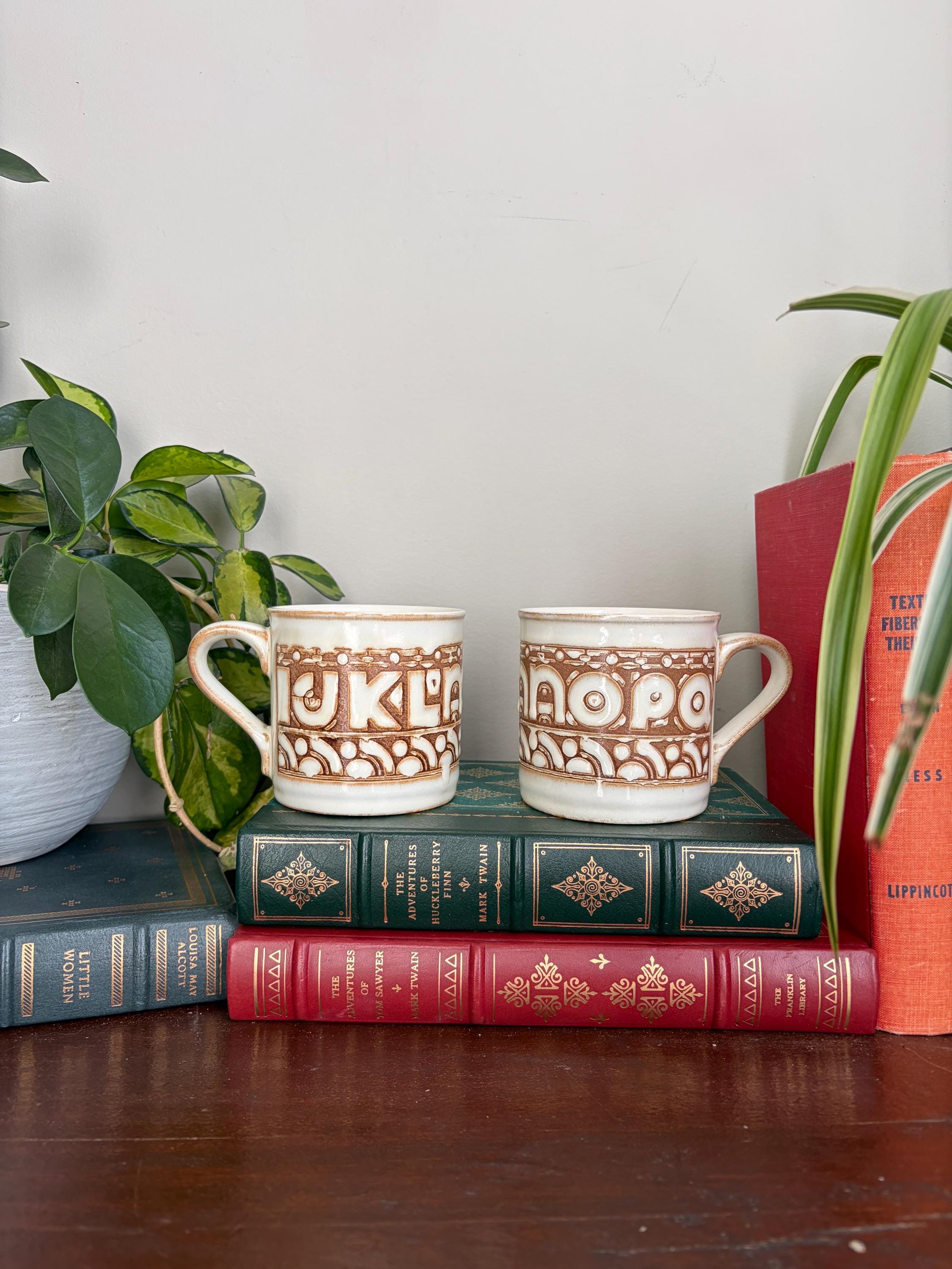 Vintage cornishware mug - Etsy 日本