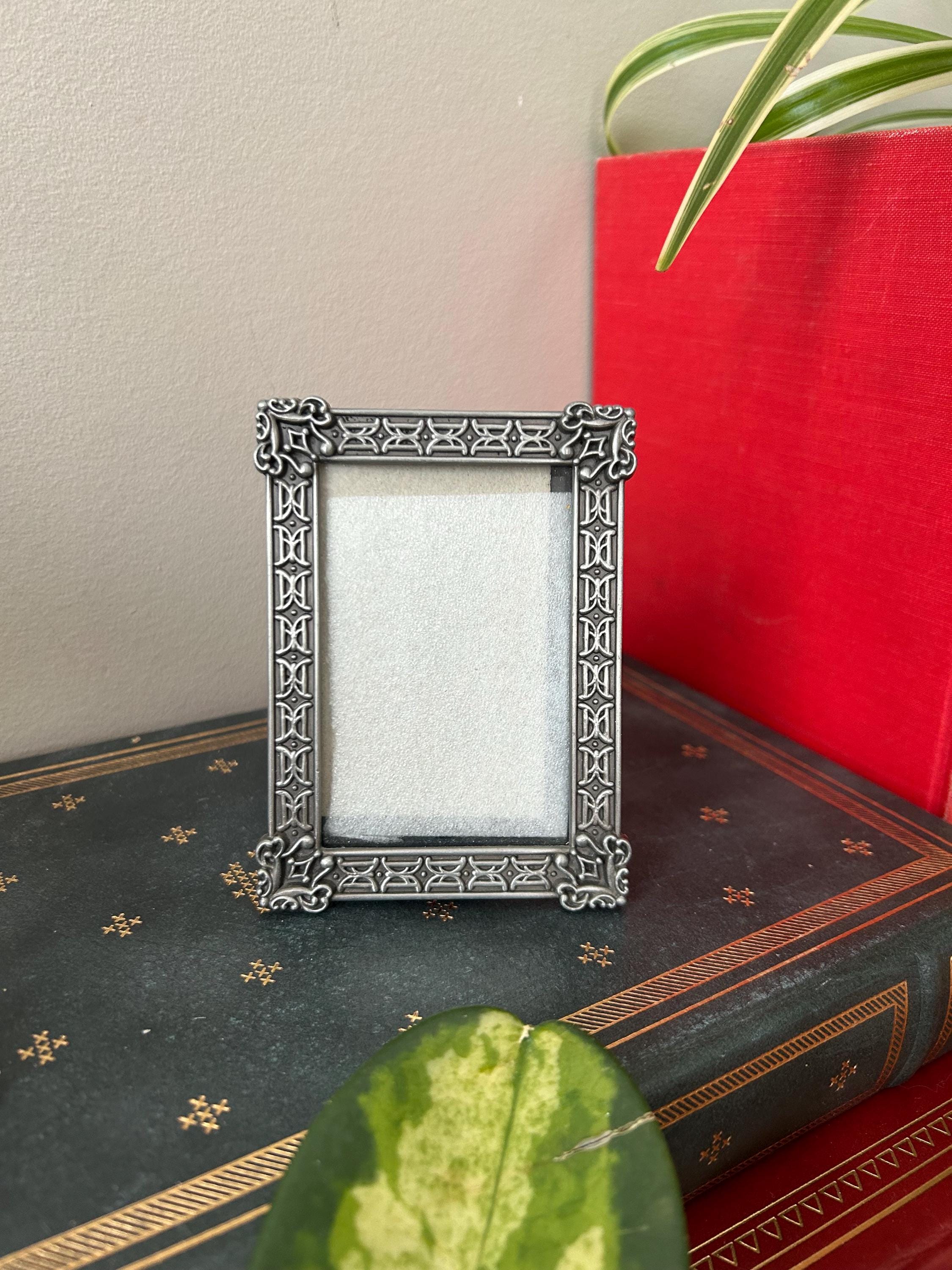Mini Silver-plated Vintage Picture Frame, Celtic Design