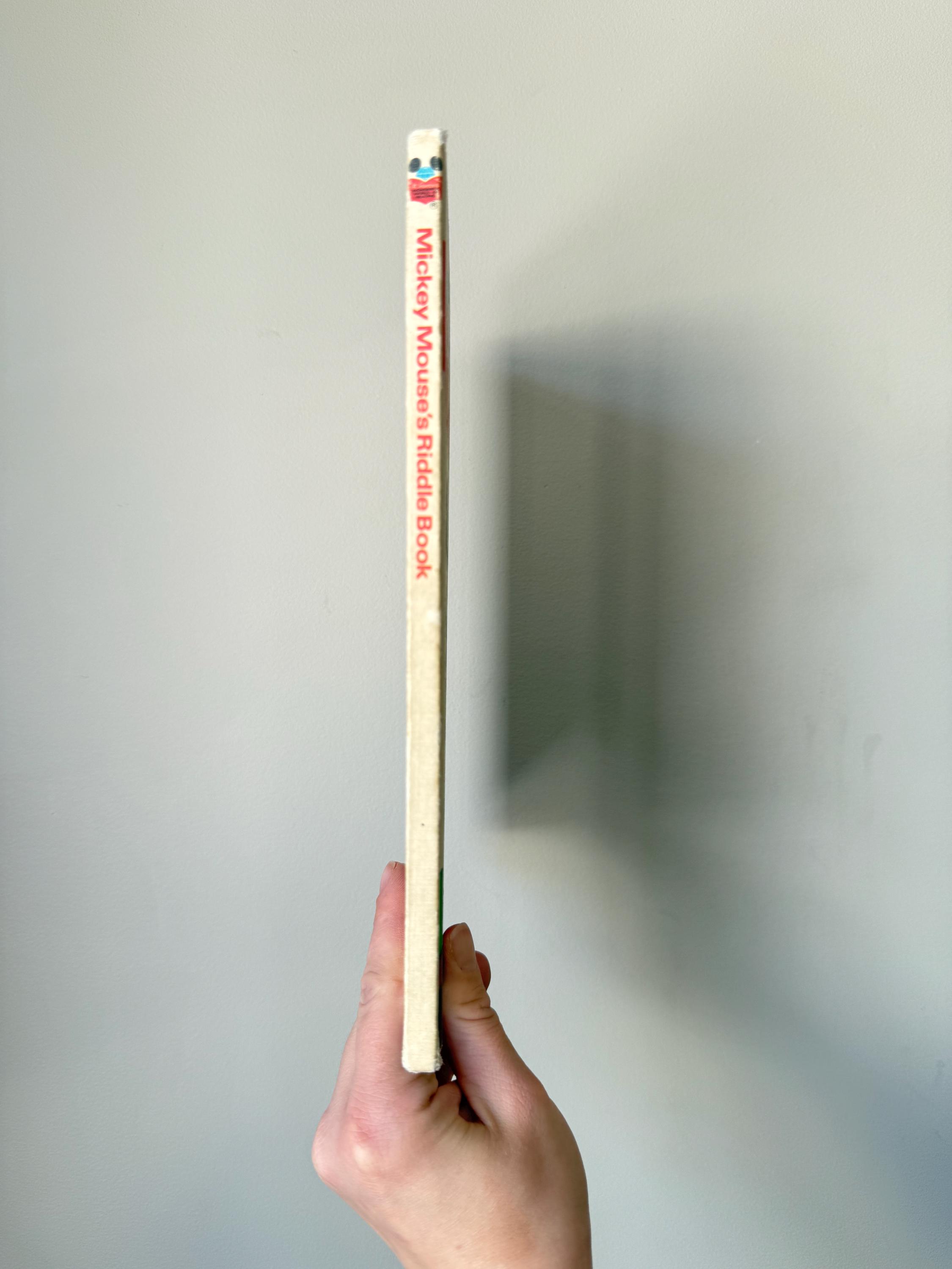 Mickey Riddle University Vintage 1972 Mickey Mouse Riddle Book, Disney Children's Book - Etsy