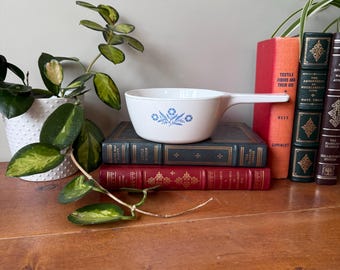 Sartén vintage Corning Ware Blue Cornflower: cacerola de cerámica P-82-B - US01