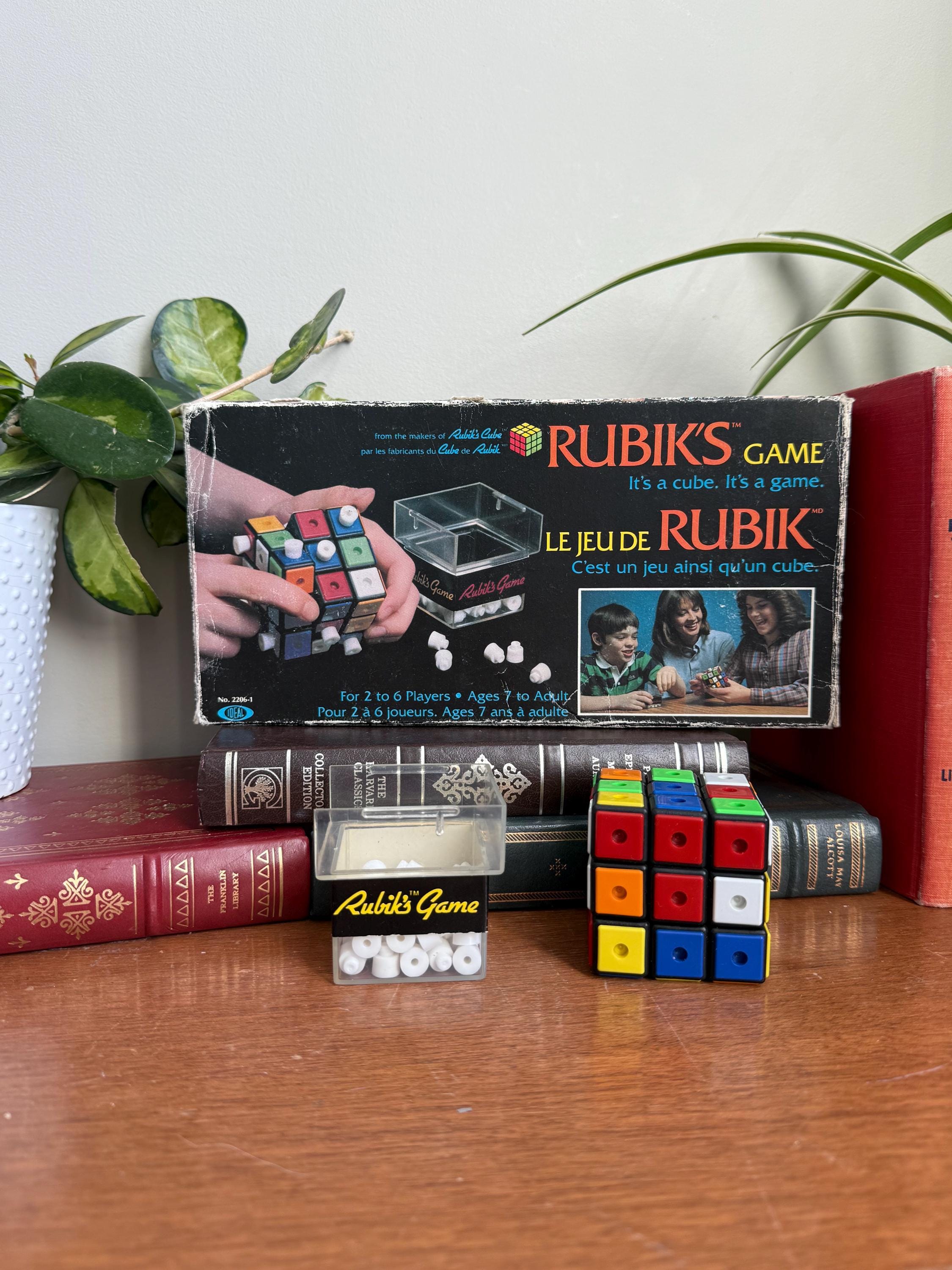IDEAL , Rubik's Race game: The ultimate 2 player Rubik's Challenge! , Two player Family Games , For 2 Players , Ages 7 IDEAL , Rubik's Race game: The ultimate 2 player Rubik's Challenge! , Two player Family Games , For 2 Players , Ages 7