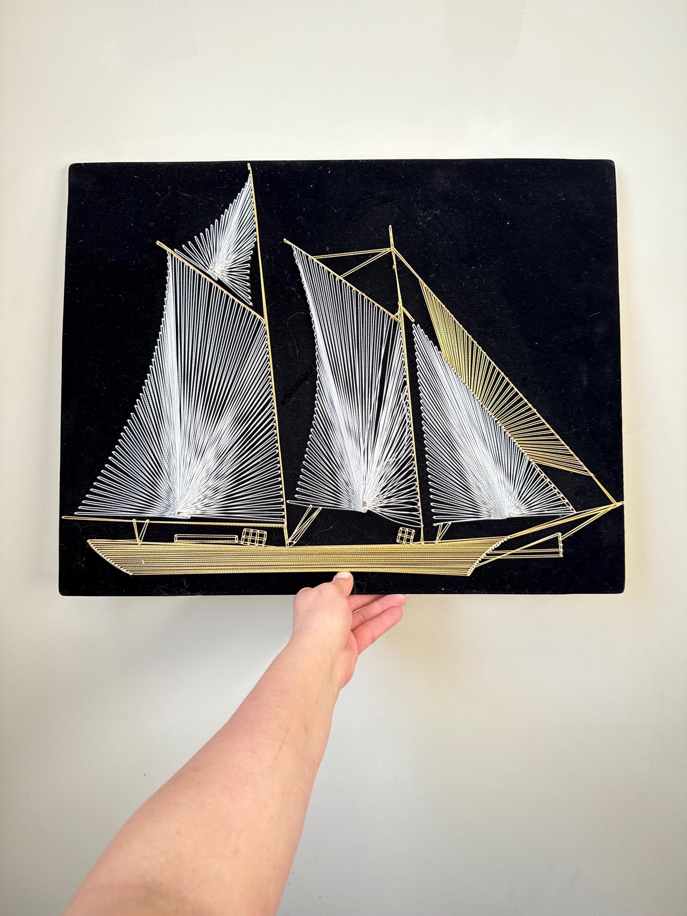 Ship Boat String Art - Etsy