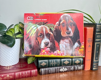 Vintage Canada Games Dachshund Puppies Puzzle – 100 Piece Jigsaw with Box