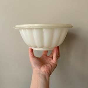 Vintage 1952 Six-Piece Tupperware Jello Mold 616-4 Christmas Tree, Star, Tulip, & Heart Tops, Retro Dinner Party 633-9, 620-9, 632-9, 631-9