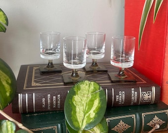 Vintage Rosenthal-kristallen shotglaasjes: moderne rookbasis uit het midden van de eeuw - G09