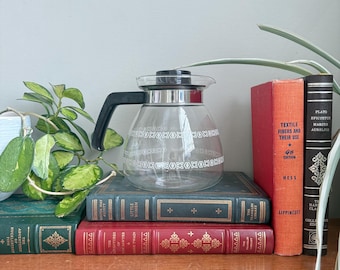 Vintage Melitta 8 Cup Glass Coffee Carafe 1970s Pour Over Pot