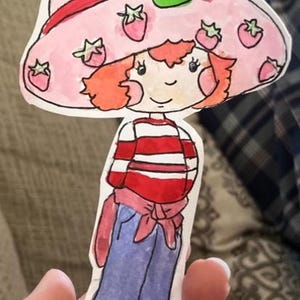 Cute Strawberry shortcake sticker