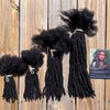 Micro Interloc Curly Tips Loc Extensions 100% Human Hair Interlocked ...