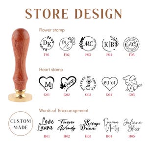 Custom Pottery Stamp,Personalized Ceramics Stamp, Polymer Clay Stamp,Makers Mark Stamp for Clay image 5