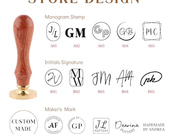 Many Designs For Your Ceramic | Custom Ceramic Stamp | Clay Stamp | Pottery Stamp | Brass Mold For Clay | Gifts For Potter