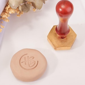 Sello de arcilla personalizado con firma, sellos de cerámica con letras personalizadas, sellos de arcilla polimérica con firma, regalo de cumpleaños para alfareros.