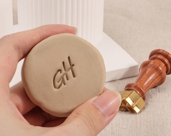Personalized Logo Stamp,  Custom Clay Stamp, Pottery Brass Stamp,Custom Brass Pottery Stamp, Unique Name Stamp for Potters