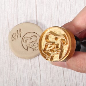 Benutzerdefinierte Tonstempel mit handgeschriebenem Namen, personalisierte Polymer Clay Stempel, Stempel für Keramik, kundenspezifische Buchstabenstempel für Ton