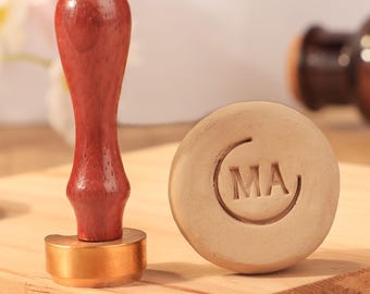 Clay Stamp Custom, Keramik-Stempel, Keramik-Stempel, Makers Mark Stamp für Ton, Geschenke für Töpfer