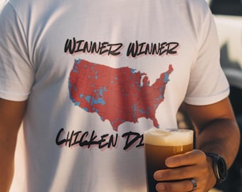 Winner Winner Chicken Dinner T-Shirt, Funny Gamer Graphic Tee