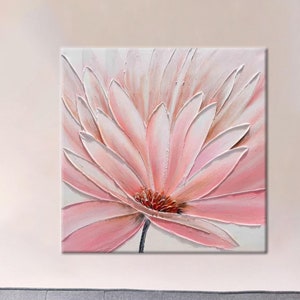 Decoración de lienzo rosa, decoración de pared moderna, decoración artística de lujo, arte de póster abstracto, arte de flores rosas, arte de lienzo enmarcado, arte de decoración del hogar, arte de pared