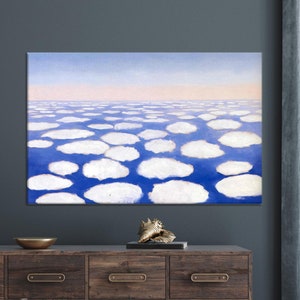 Georgia O&#39;Keeffe, Cloud Canvas Art, Surreal Canvas Decor, Abstract Canvas Art, Modern Poster Decor, Surreal Poster Decor,