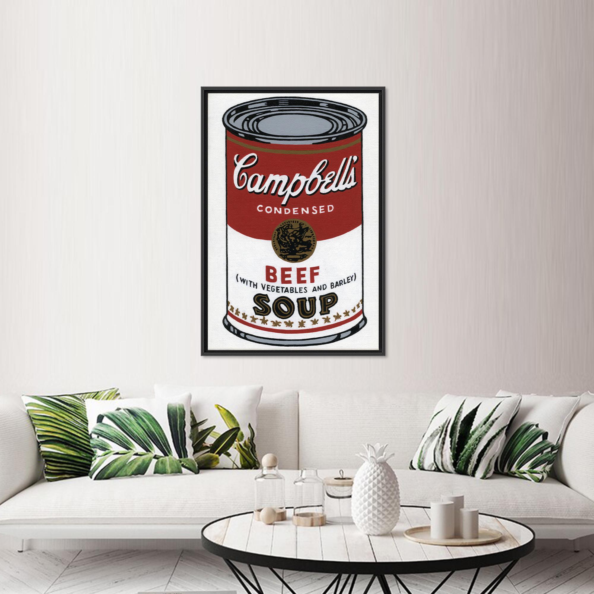 Campbells Soup, Kitchen Art Decor, Soup Canvas Art, POP ART Decor ...