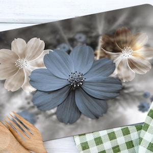 Botanical Serving Board, Modern Flower Serving Board, High Quality, Luxury Flowers Cutting Board, Luxury Chopping Board, Serving Board,