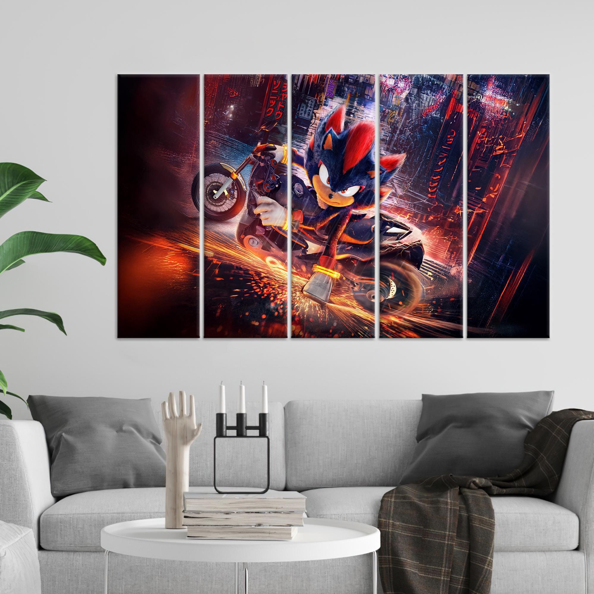 N2 interior Shadowplay Wall Art