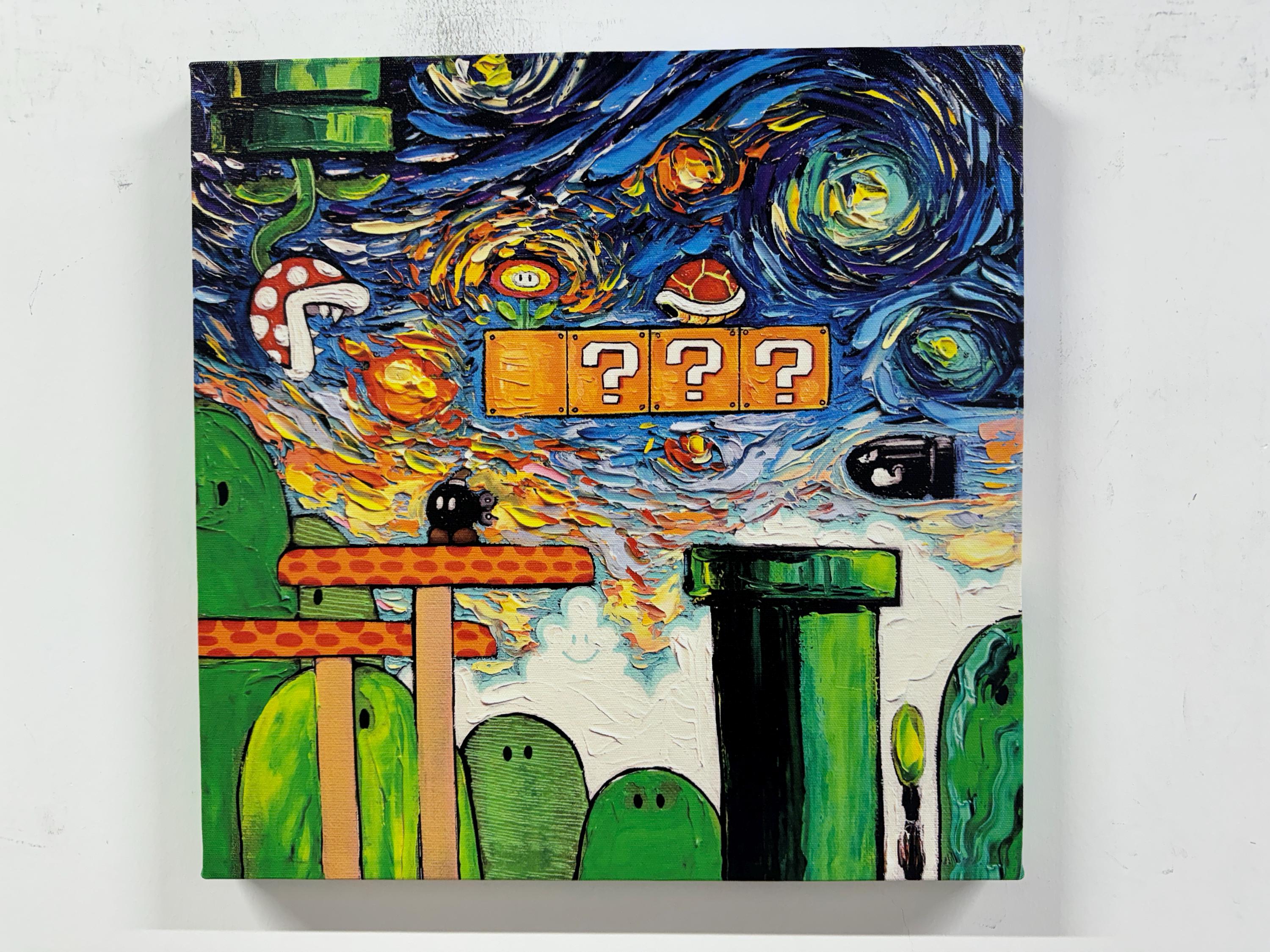 マリオワールドアート、マリオワールド星月夜、スーパーマリオ