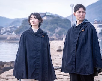 The Boncho Long Type: A poncho inspired by Zen Monks!