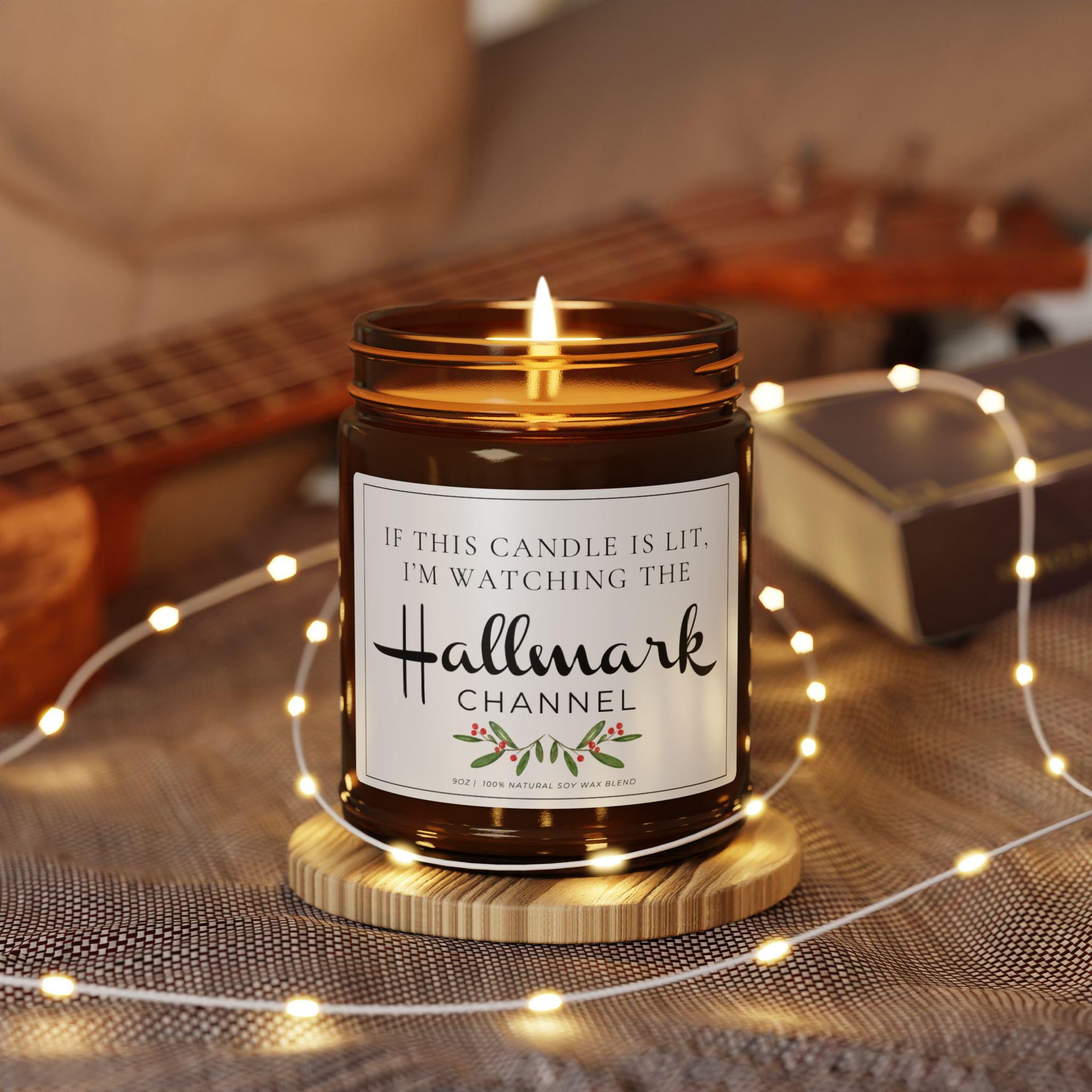 Christmas Movie Gifts, Hallmark Channel, Christmas Candle, Thanksgiving Gift, Gift for Her, Christmas Decor, Friend Gifts, Stocking Stuffer