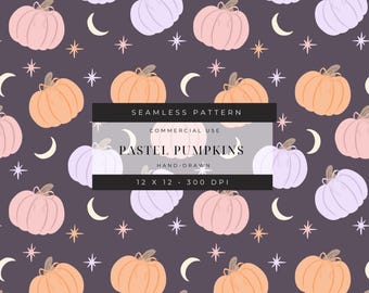 Pastel Halloween Seamless, Halloween Bow Seamless, Coquette Halloween Seamless, Pumpkin And Bow Seamless, Cute Halloween Seamless Pattern