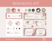 Editable Canva Branding Kit: Logo, Business Card, Social Media (Digital Download)