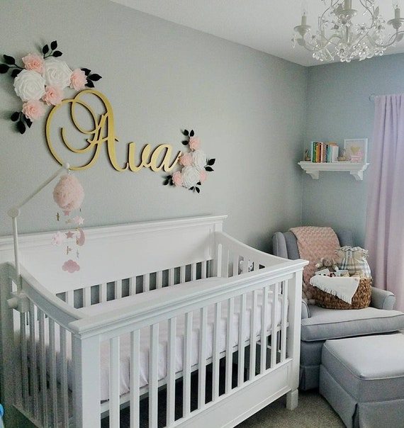 Nursery name letters store for wall