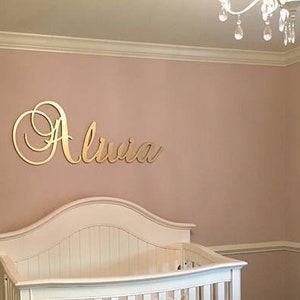 Custom Nursery Decor for Baby and Kids Baby Shower Gift Baby Room Wooden Wall Decor image 10