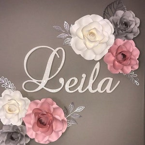 Custom Nursery Decor for Baby and Kids Baby Shower Gift Baby Room Wooden Wall Decor image 4