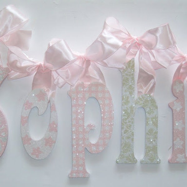 Baby Nursery Wall Letters Etsy